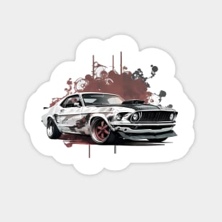 Ford Mustang Boss 429 T-Shirt Sticker